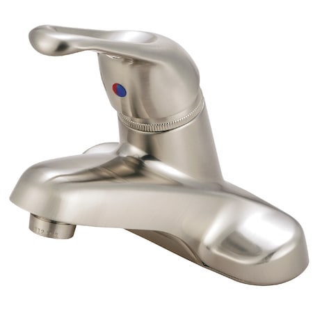 Kingston Brass 4" Centerset Bathroom Faucet, Brushed Nickel GKB518LP